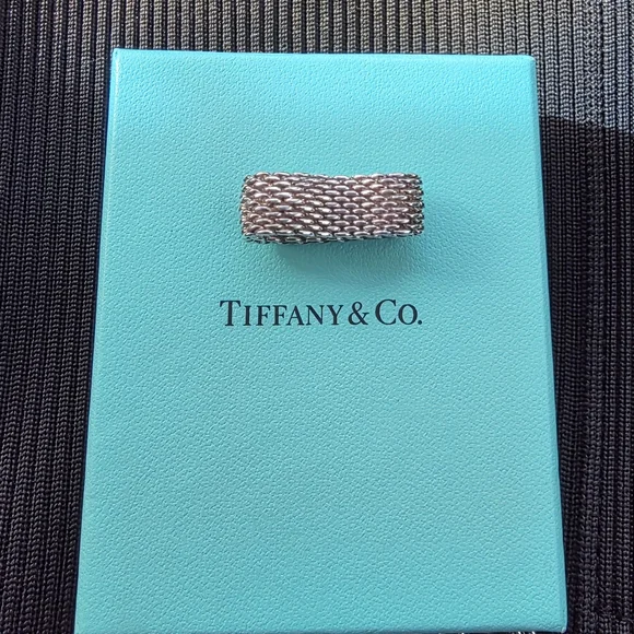 Tiffany & Co. Silver Chain Link Ring - Picture 5 of 6